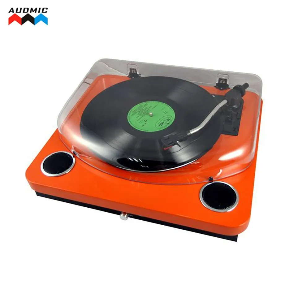 Top Quality Rotating Plate Turntable Usb Fm  Bluetooth Speaker Turntable Desktop Turntable Record Player Sound Music System