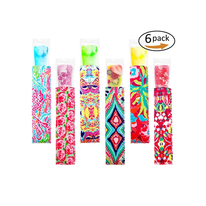 Factoey Price Professional OEM Custom Printed logo Foldable Neoprene Popsicle Sleeve factory