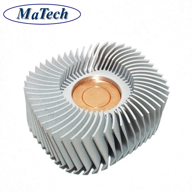 Factory Custom ISO Profile Extrusion Tubular Aluminum Circular Heat Sink