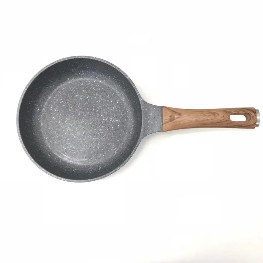 Non Stick Stone Marble Coating Forged Aluminium Fry Pans With