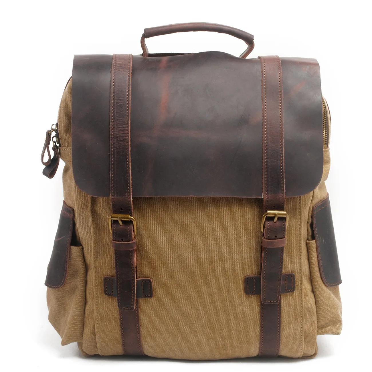 Travel Laptop Mountaineering Canvas School Backpack