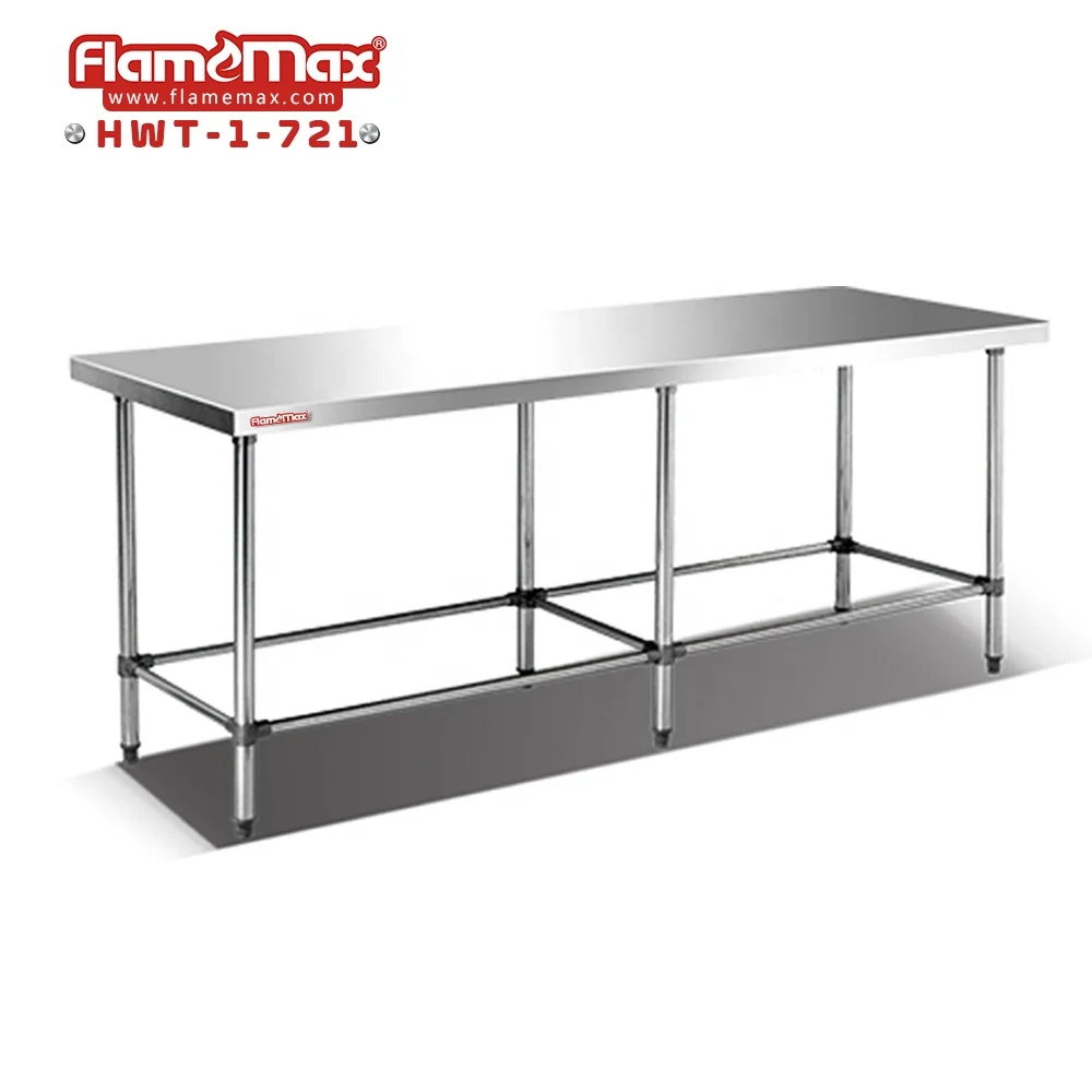 New Stainless Steel Kitchen Food Prep Working Table Buy New Stainless Steel Kitchen Table
