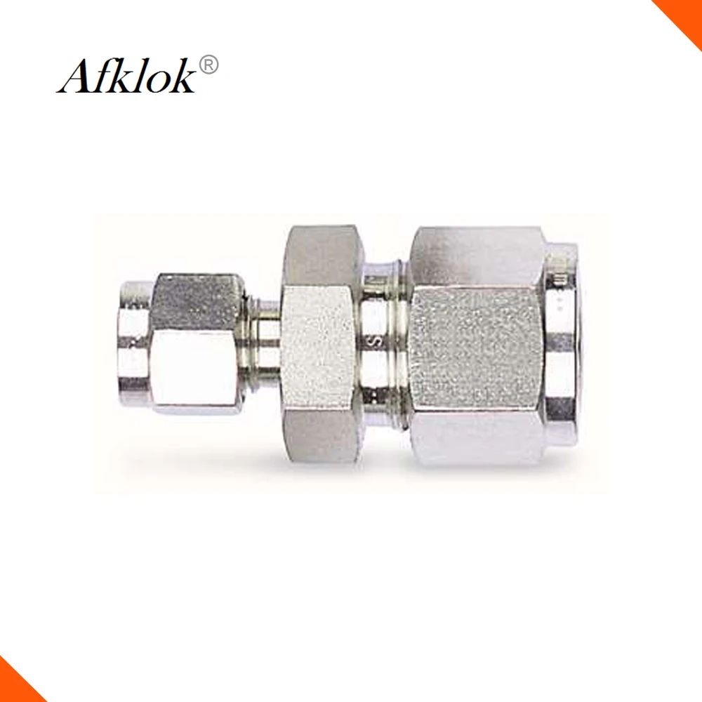 High Pressure Swagelock Type SS316 SS304 Double Ferrule Tube Fittings