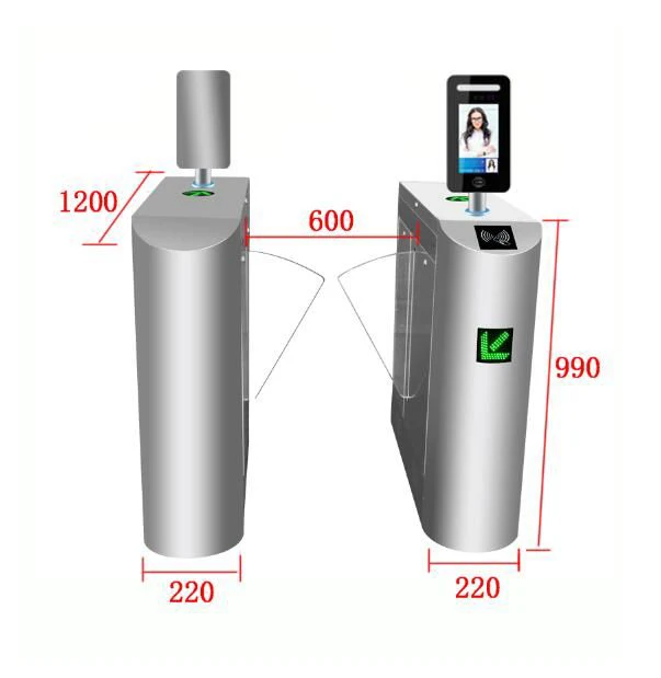 Turnstile Access Control for Gym Customize Camera Facial Recognition