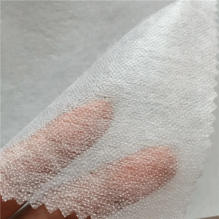 Fusible Paper Non Woven Adhesive Fusing Interfacing Garment Double Dot Interlining