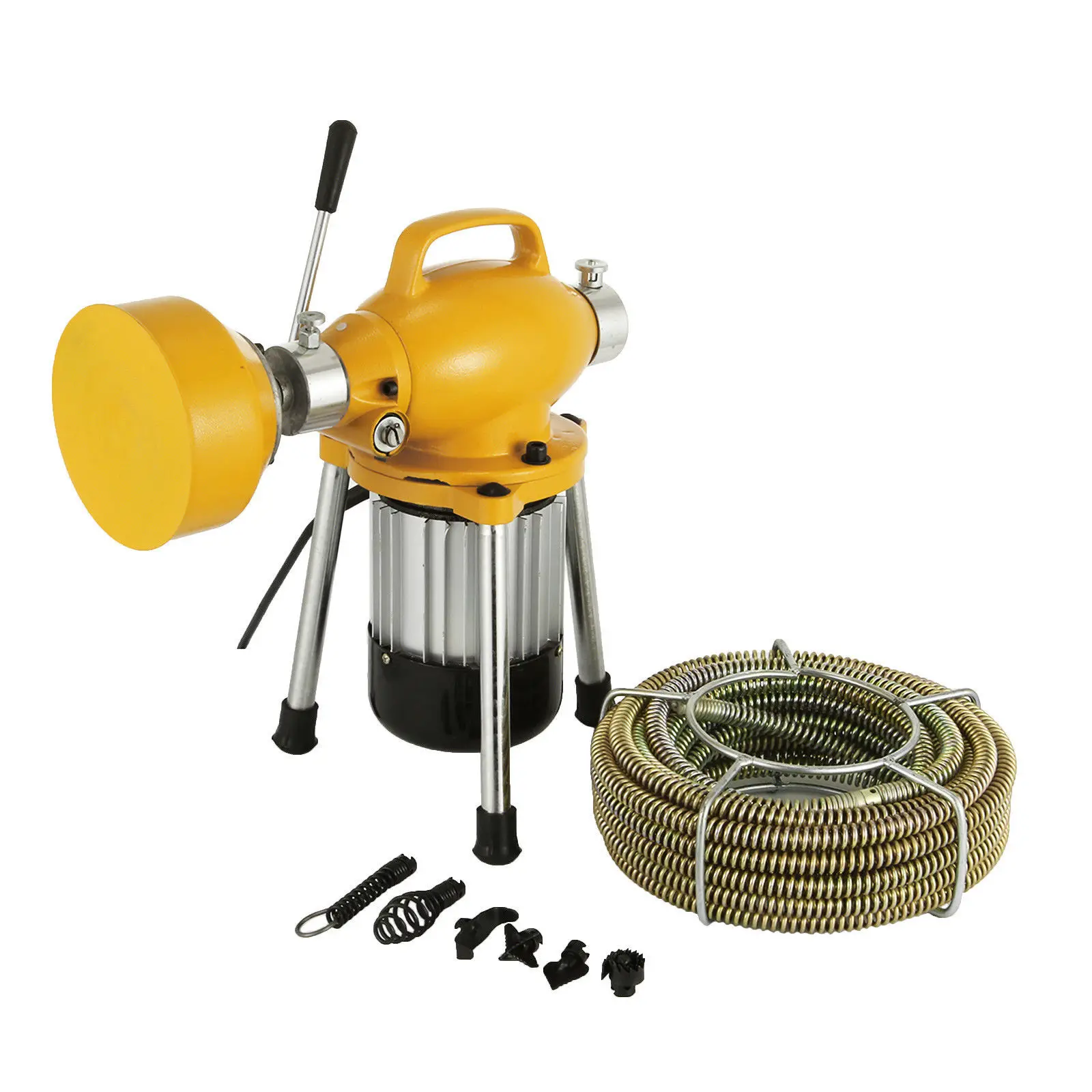 Drain Cleaner Machine Sectional Drain Cleaner 400W 20m x 16mm Drain Auger  Cleaning Machine HX-75