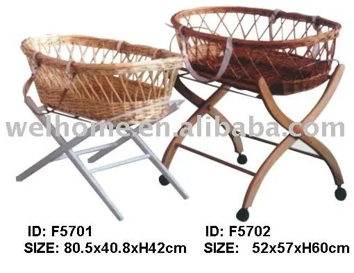 moses basket stand with wheels