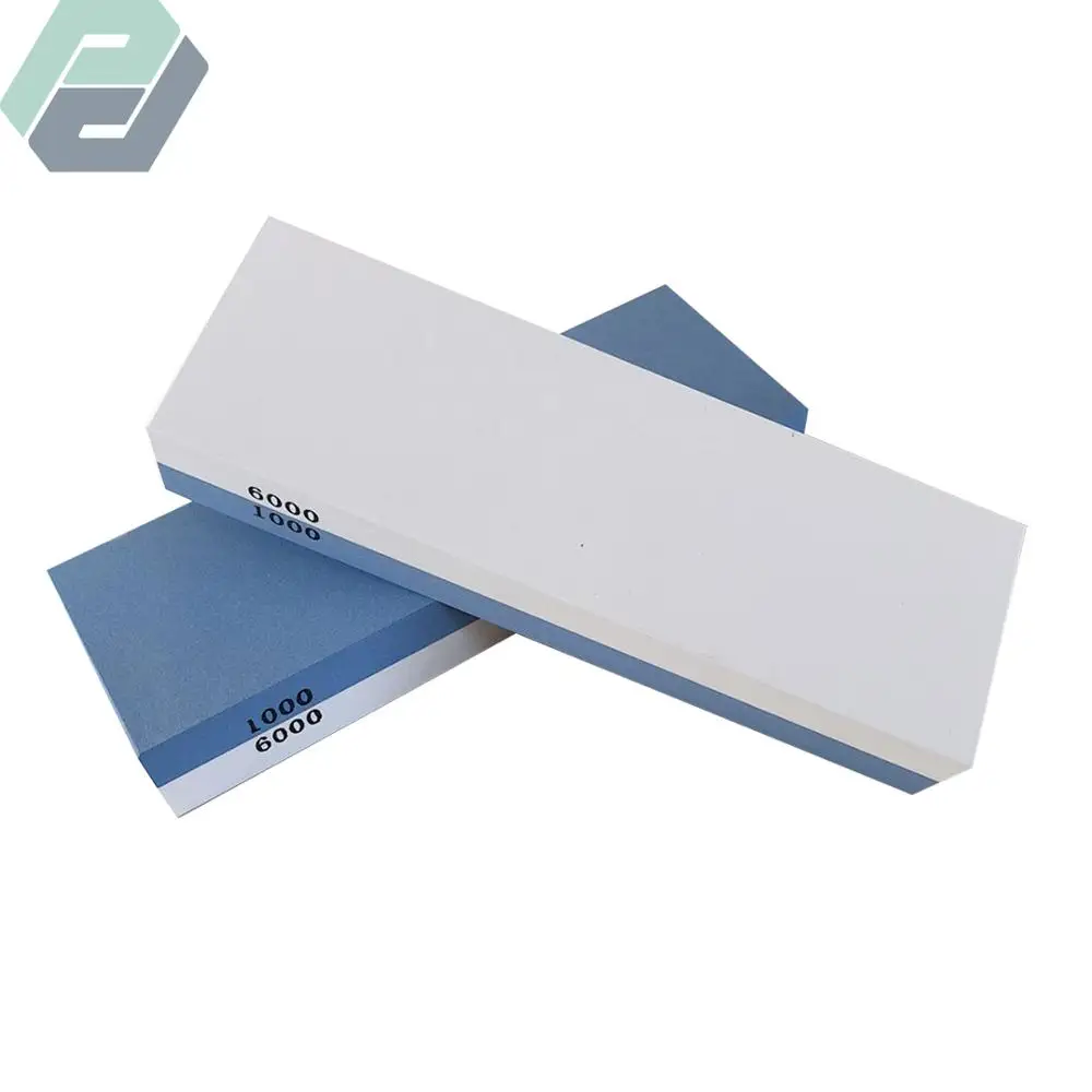 Double Sided Knife Sharpening Stone Oil Stone Whetstone 1000 6000 Blue Buy Sharpening Stone Oil Stone Whetstone Product On Alibaba Com