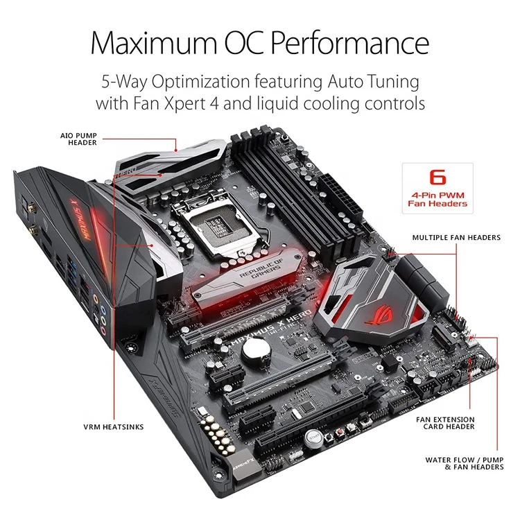ASUS ROG MAXIMUS X HEROマザーボードIntel LGA1151 DDR4 4133MHz