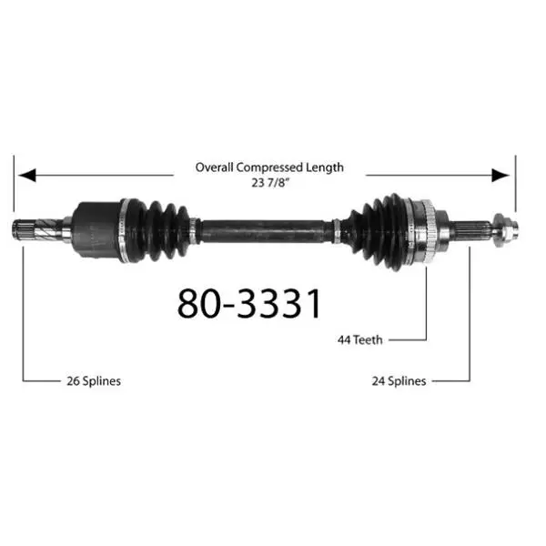 アワワ 43420-06700 Drive Shaft for Toyota Camry - Durable & Reliable