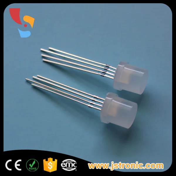 20/100 Pz 4pin 5mm RGB Led Diodo Luce Lampada Tricolore Rotondo Comune Catodo/anodo LED F5 Diodo Emettore Di Luce Rosso Verde Blu - Foto 3