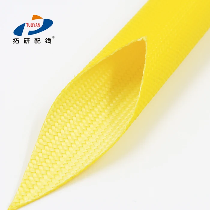 Hot sale -10~+200 degree Insulation Sleeving ROHS Certified Silicone Fiberglass Sleeving supplier