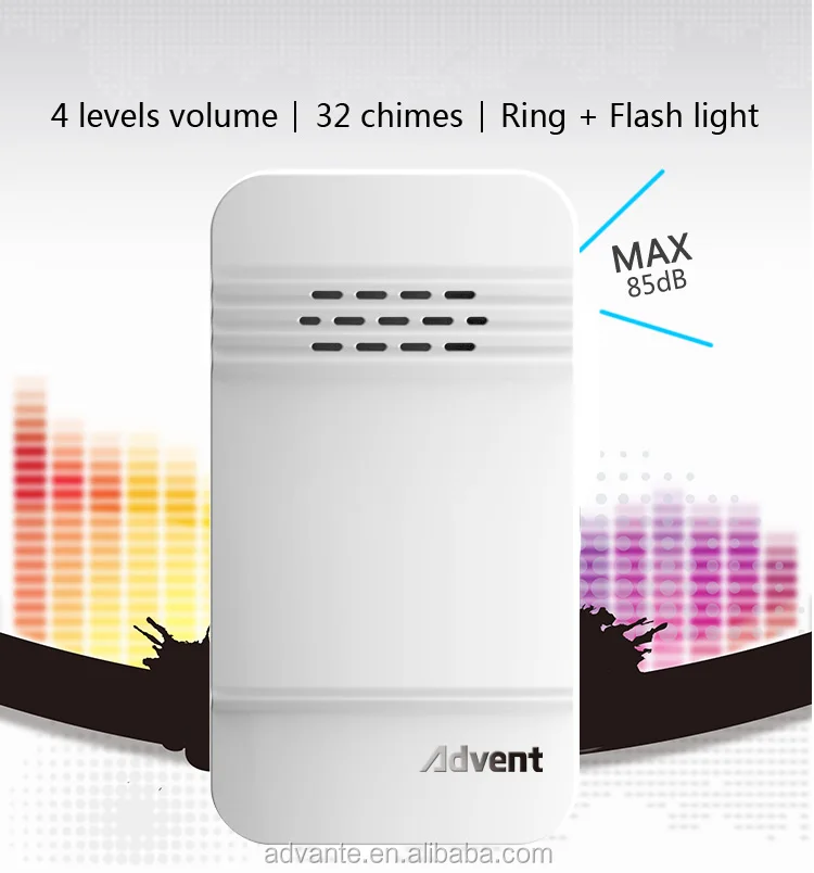 Беспроводной дверной звонок, беспроводной, дальность передачи 150 м