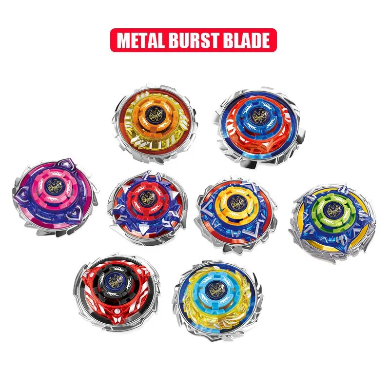 Extreme Blade Spinning Tops - 2 Different Metal-Effect Tops, Fast Spinning Toys For Kids Challenges