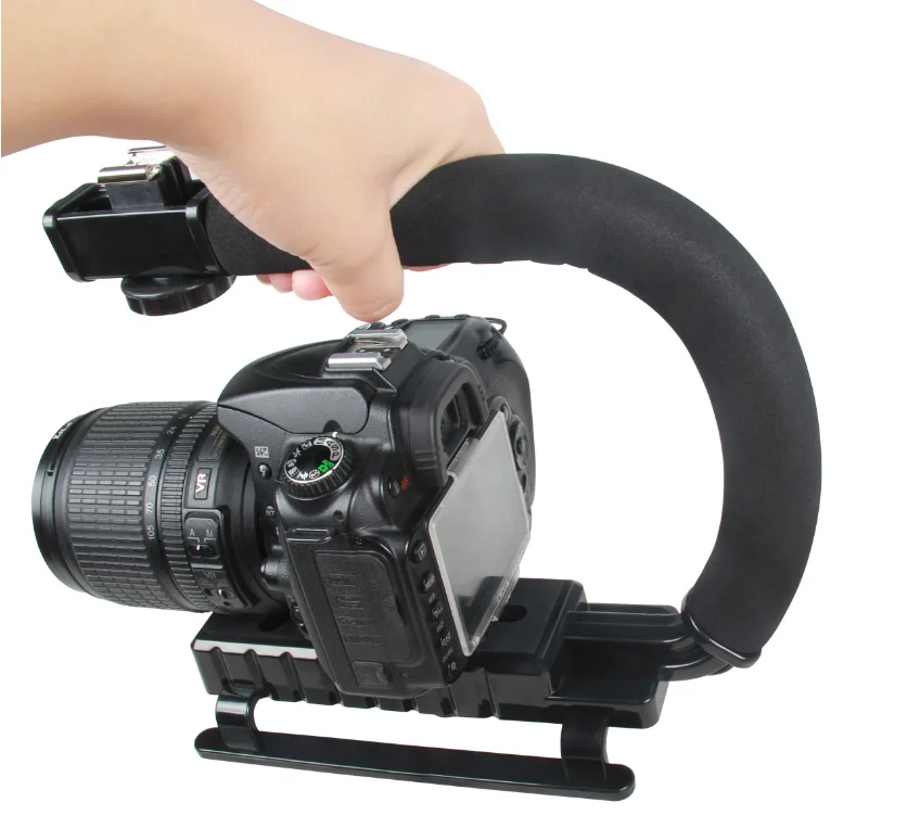 Tipo C Palmare Video Stabilizzatore per GOPRO Videocamera Camera Dv DSLR SLR 