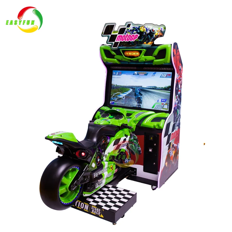 Super motocicleta crianças passeio no motor de corrida de moto máquina de  jogo arcade 4 jogos em linha wi-fi simultâneos - AliExpress