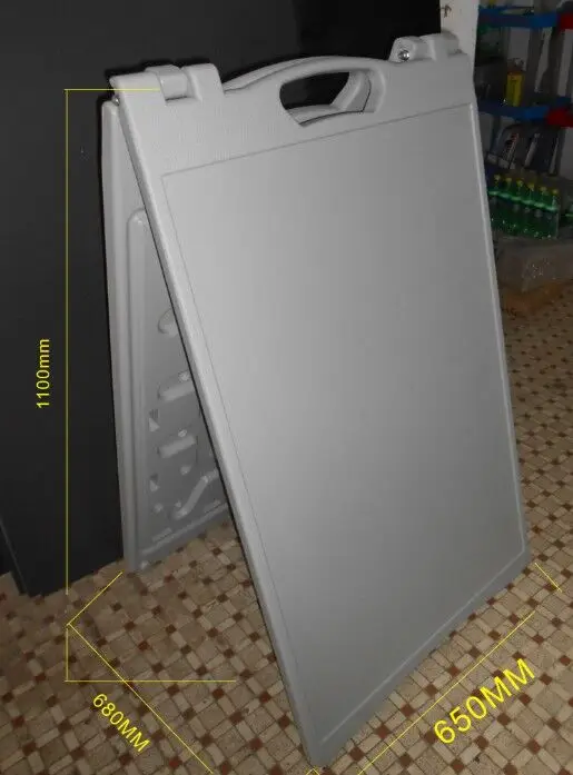 A-Frame знак с двухсторонним дисплеем Singicade Deluxe A-board-черный или белый