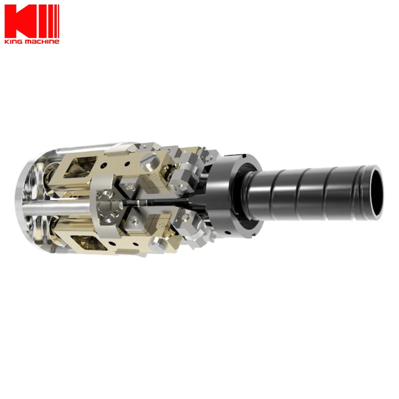 Завинчивающимися крышками закаточная машина с 6 головок 38 мм ROPP алюминиевая бутылка w/double-dip башни