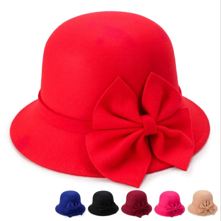 
Новые женские головные уборы оптом шапка из меха кролика шерстяная фетровая шляпа высокого качества 