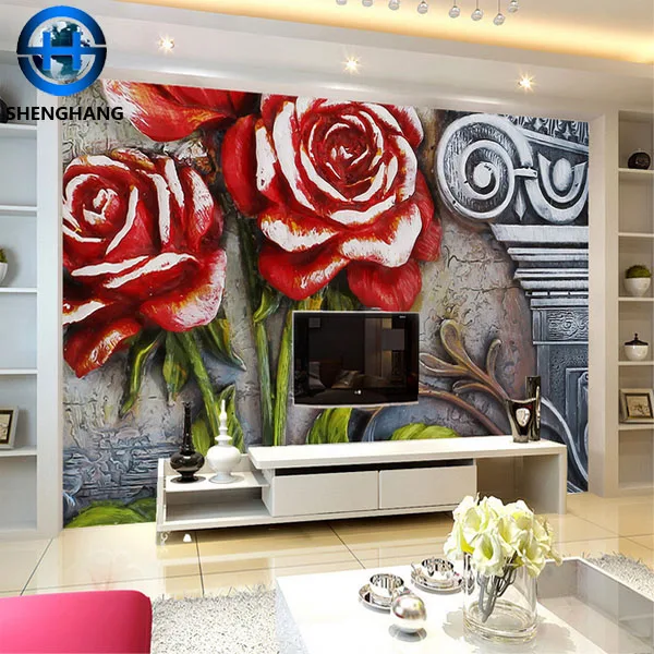 Damask 5d Wallpaper Designs Flower Pattern Great hd 8d Effect in China Cheap Price Wholesale
