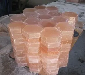 Himalayan Salt Candle Holder Tea Light Natural Crystal Pink Rock Salt Candlestick supplier