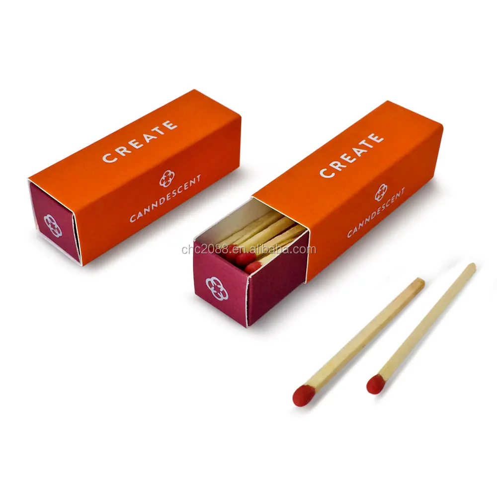 Personalized Red Lipstick Matchboxes Colorful Lip Stick Matches Box Package