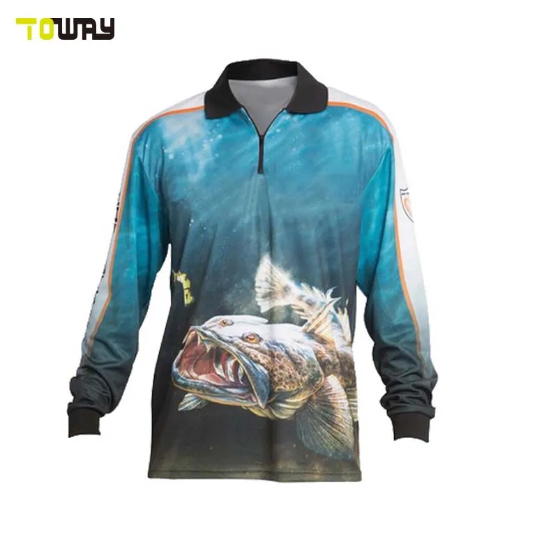 Private Label Custom Kids Fishing Shirts