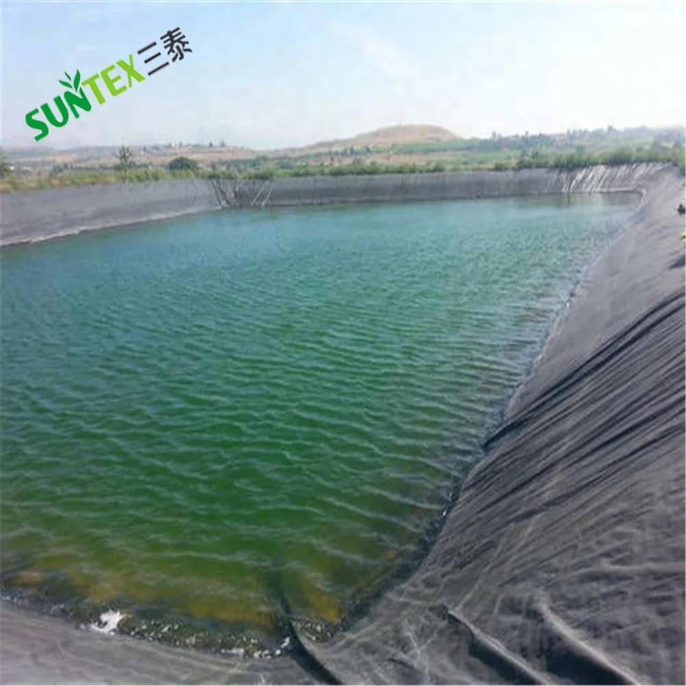 Водонепроницаемые пластиковые тканые геомембраны из полиэтилена hdpe для водоемов озерных рыбных прудов черные креветки вкладыши