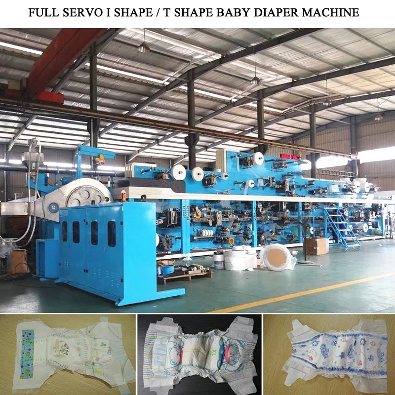 Disposable Baby Nappy Changing Machine Small Scale Diaper Making Machine for Making Baby Diaper
