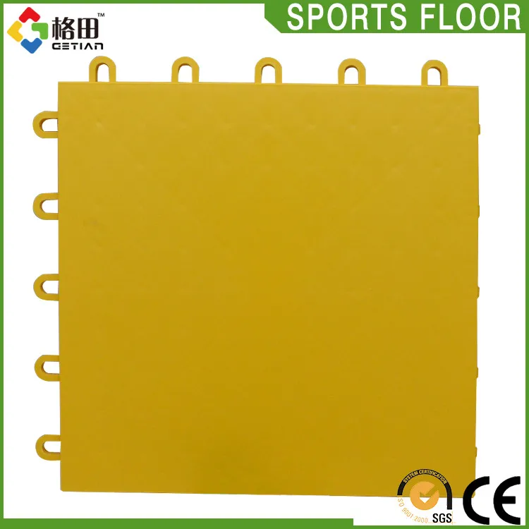 CE Standard pp Interlocking Portable Indoor Soccer Field,plastic Coat Sport Court Surface,interlocking Flooring for Futsal