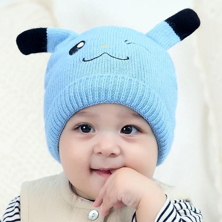 20 pc/lot mignon bébé hiver tricoté Turban chapeau dessin animé lapin  Bonnet tricot bébé garçon fille Bonnet bonnets pour enfants enfants  nouveau-né