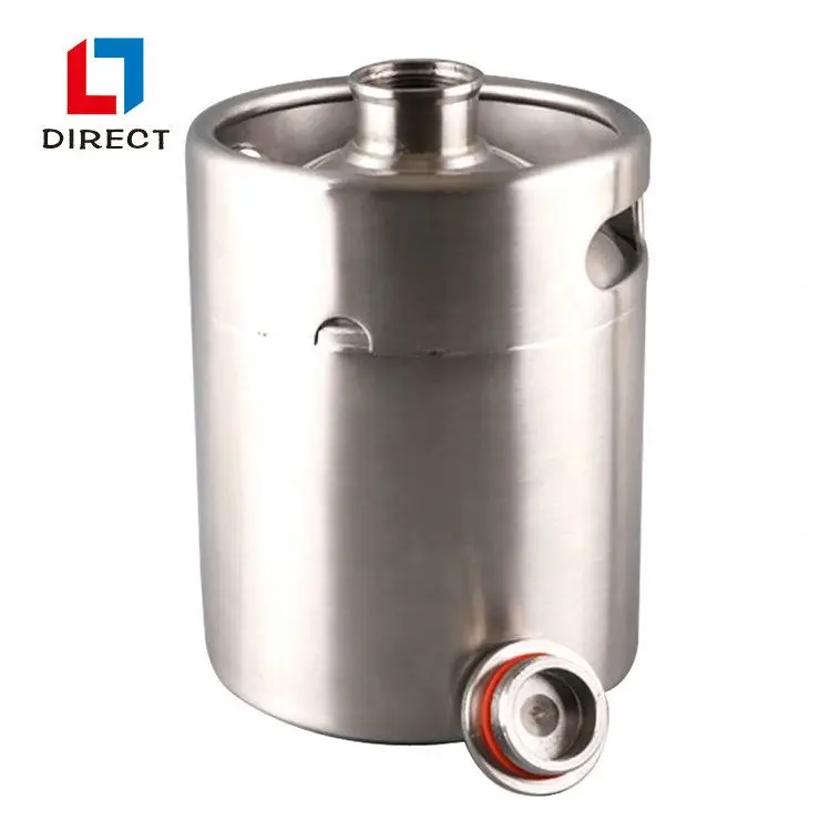 
64 унции индивидуальных цветов из нержавеющей стали mini keg /2L Growler 
