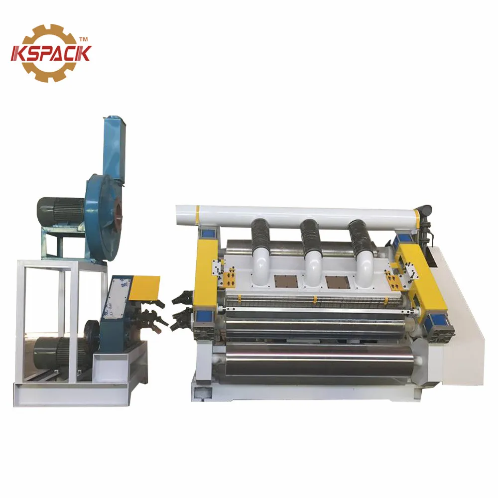 High Speed Single Facer Paper Board Single Face Corrugated Machine