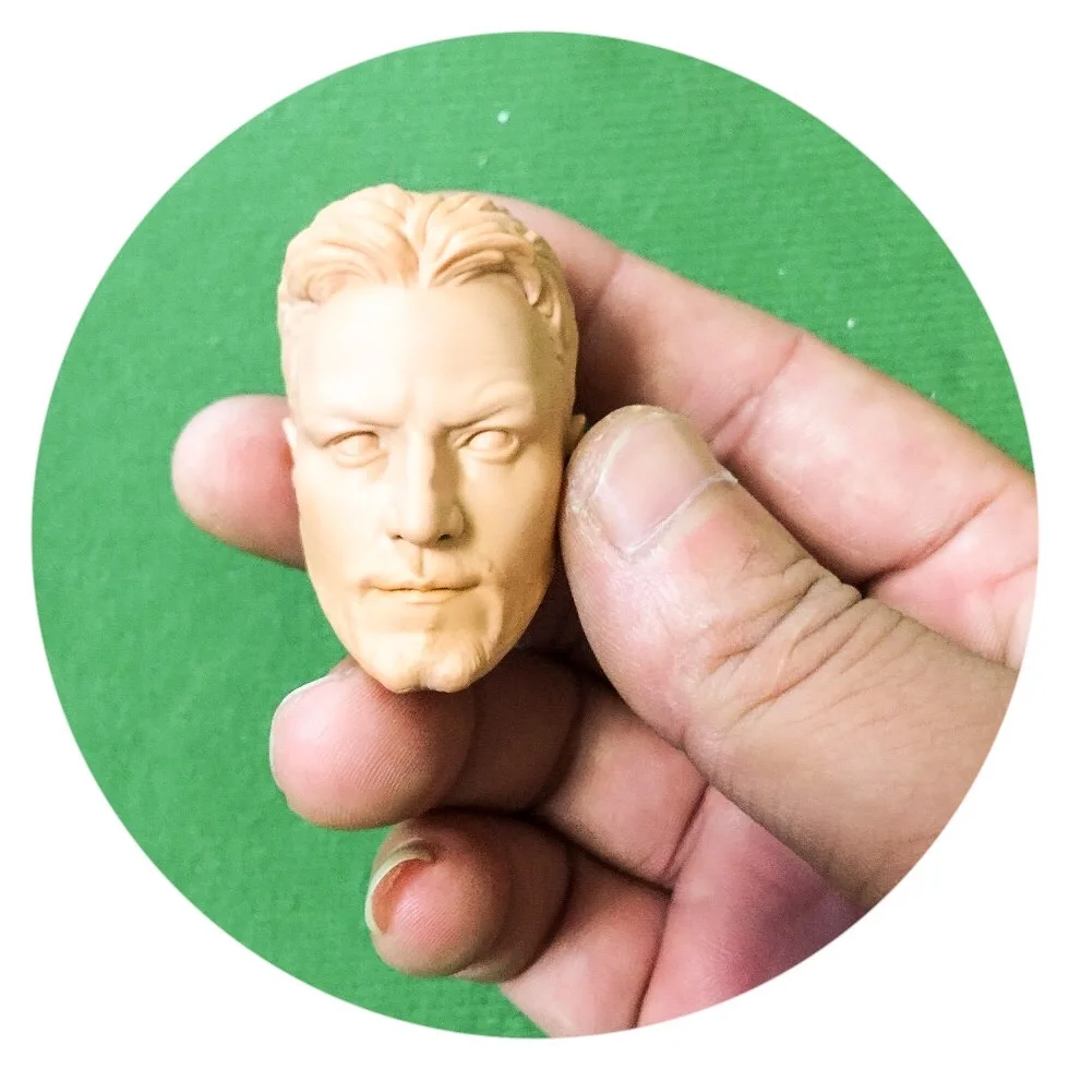 Custom 3D Printed BJD Head Toy Model's High Precision Static Head Stainless Steel Germany Envision TEC Wax Printer Made China