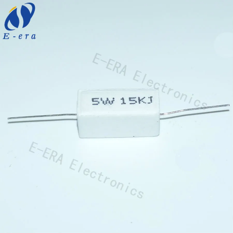 10-Pack 15K Ohm 5W Axial Ceramic Cement Power Resistors - US Stock Fast Shipping 2 thumbnail image