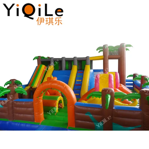 Children Forest Paradise Obstacle Course Equipment Inflatable Paradise ...