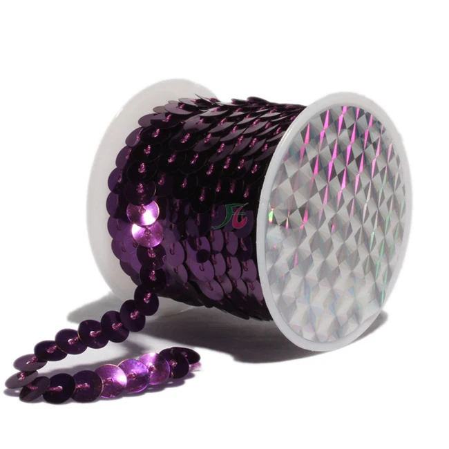Brilliant PVC Flat Sequins for Garment Sequin Trim Tapes