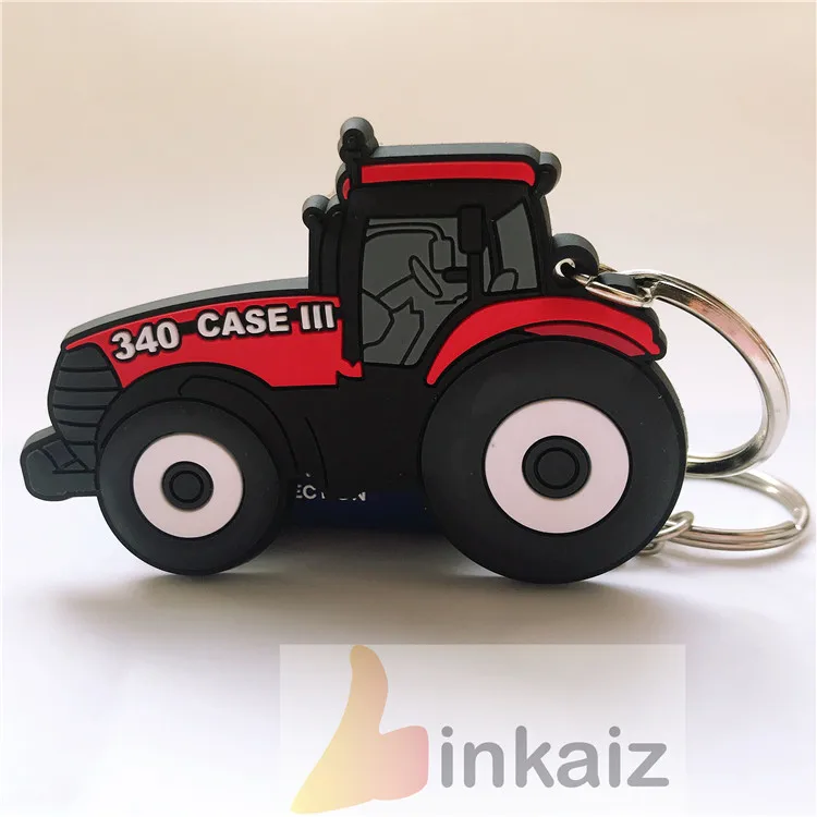 Tractor Keychain 2019 Factory New 3d Key Chain Fire Truck Tractor Forklift Keychain Cheap Price