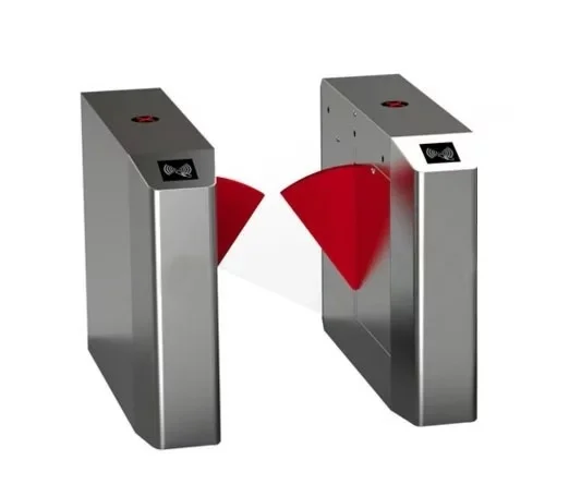 Highly Secure Access Control Security Solutions School Guard Glass Aluminum Gates Speedstile Turnstile