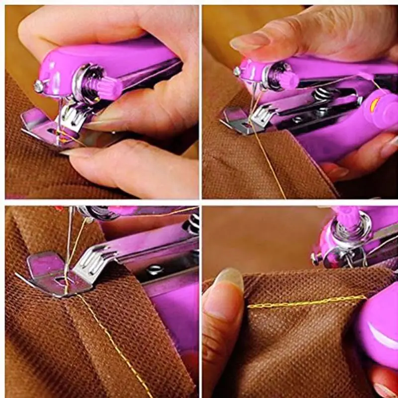 Manual Mini Sewing Machine Travel Suit Hand Handheld Portable Easy Use Industrial Industrial