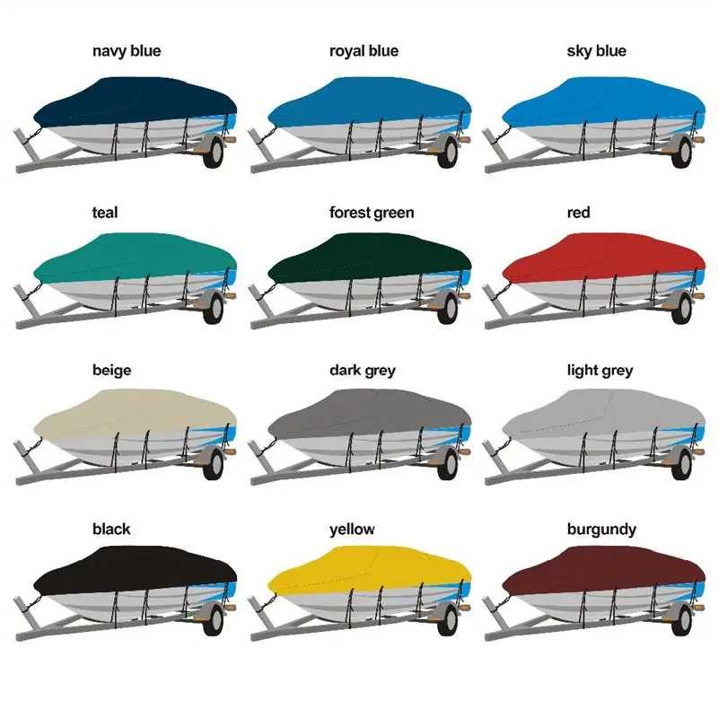 Премиум тяжелых 600D Профессиональная Лодка аксессуары морской техники лодка Крышка