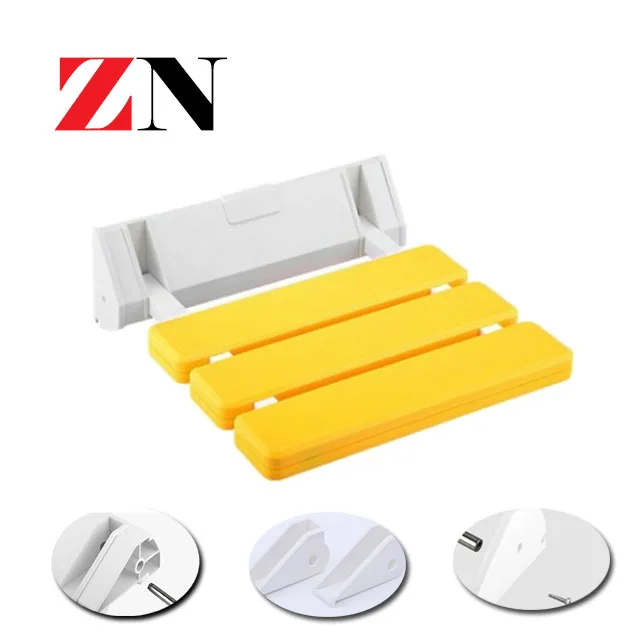 Современное алюминиевое Напольное сиденье для душа, Настенный Складной дизайн для ванной комнаты для гостиниц и больниц