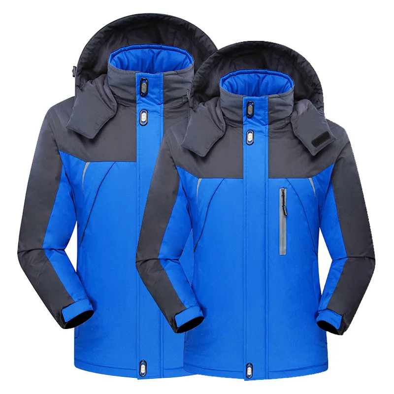 Men's Outdoor Thickening Waterproof Warm Sports Climbing Jacket_voghion.com