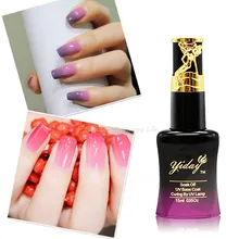 24 Colors Nail Gel Polish Temperature Change Chameleon Color Changing UV Gel Nail Polish Long Lasting