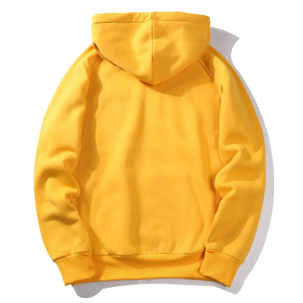 yellow blank hoodie