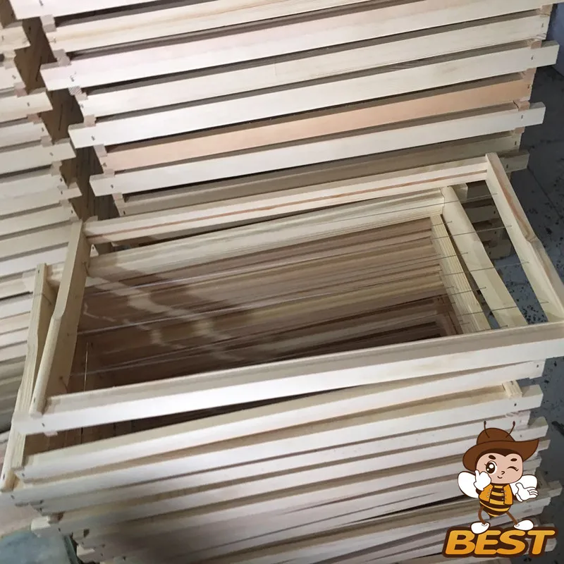 Customized Bee Hive Frame/pine Wooden Beehive Frames/fir Wooden Bee