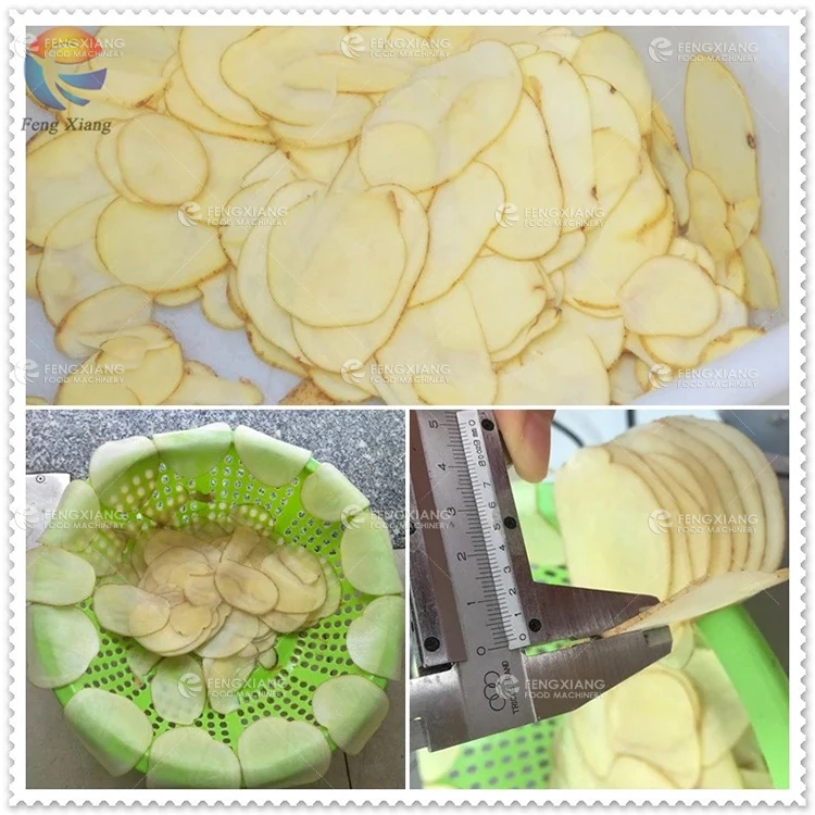 Longjiang Potato Chip Slicer Barbecue Potato Chips Hot Pot Spicy Fried  Skewers Insert Vegetable Artifact Dry Sweet Potatoes for Business