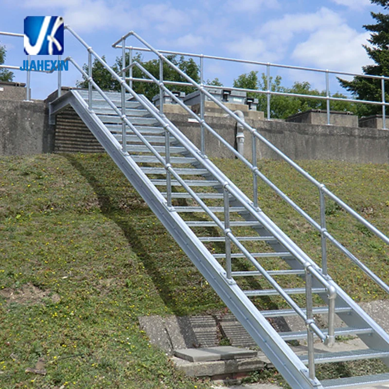 Galvanised External Metal Staircase Buy Metal Straight Staircase Decorative Metal Staircase Outside Staircase Product On Alibaba Com