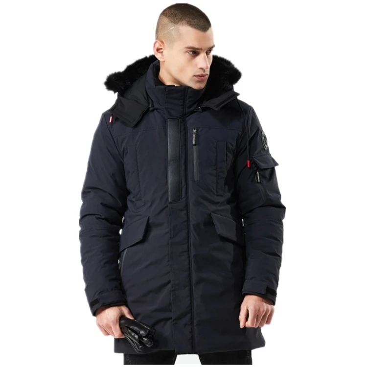 mens winter coat with detachable hood