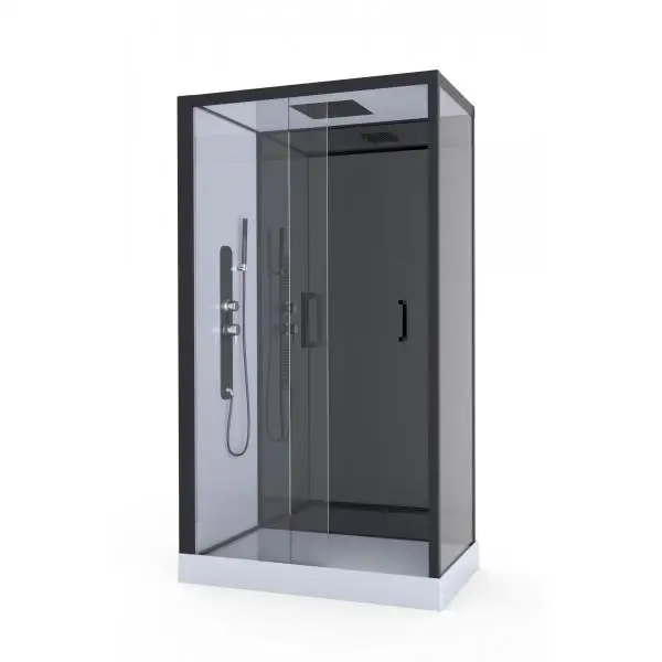
K-5071 квадратная роскошная душевая кабина для 2 человек, паровые душевые кабины с акриловым подносом и массажером для спины 